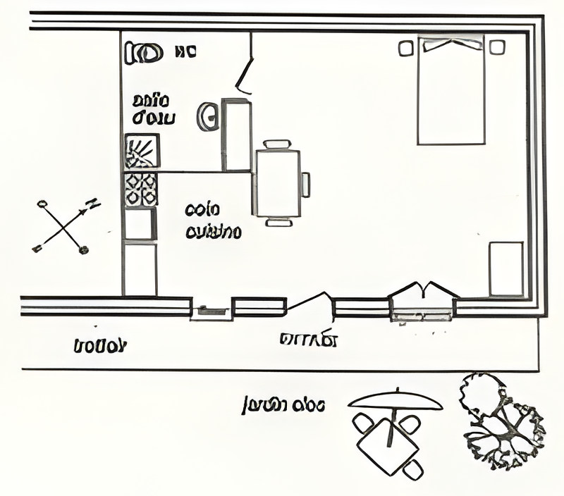 Camping Ferme de Riola - gite 6004_plan