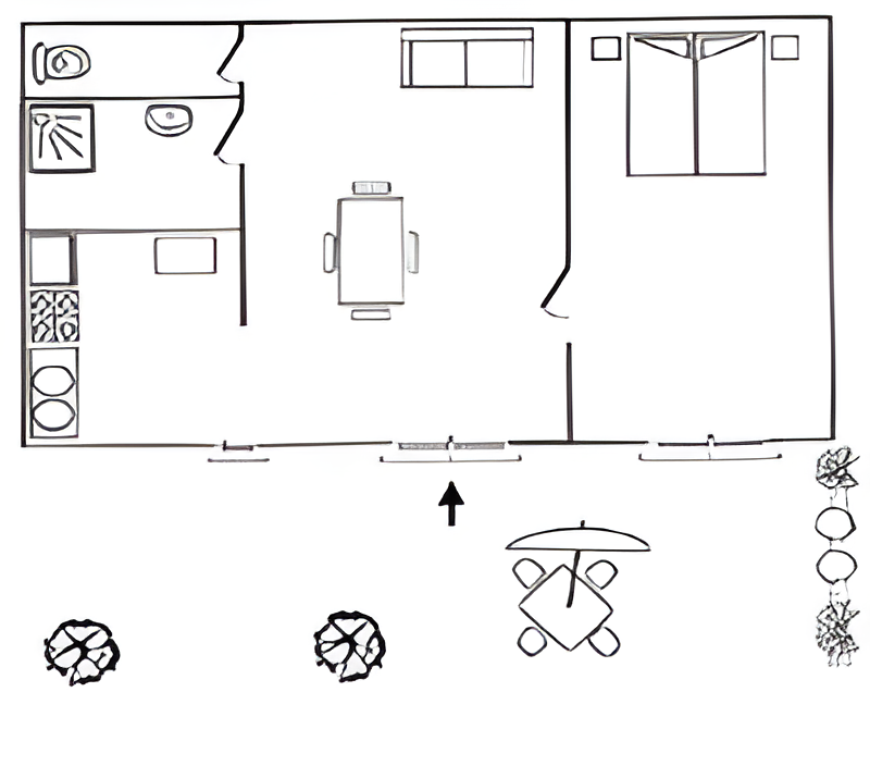 Camping La Ferme de Riola - gite 6180_plan