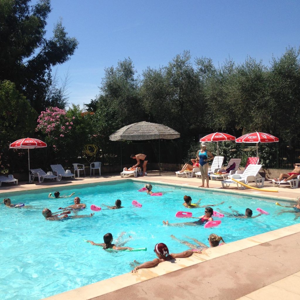 Camping La ferme de Riola - Piscine Alpes Maritimes aquagym