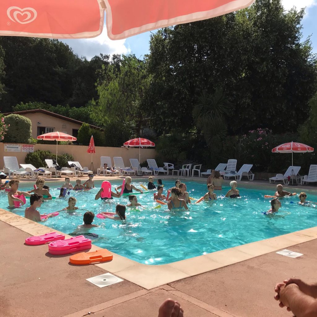 Camping La ferme de Riola - Piscine Alpes Maritimes zumba